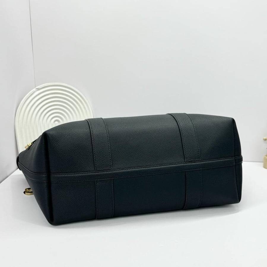 Loro Piana Large Grained Leather Tote Bag