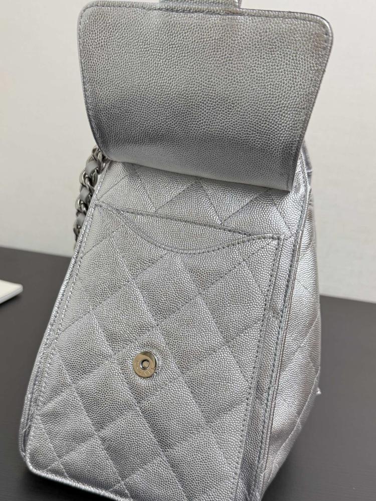 Chanel Quilted Drawstring Tote Bag