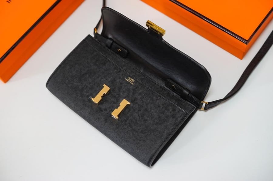 Hermes Constance To Go Wallet Bag Epsom 20cm