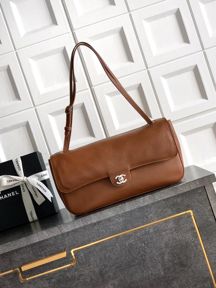 Chanel Grained Leather Flap Bag