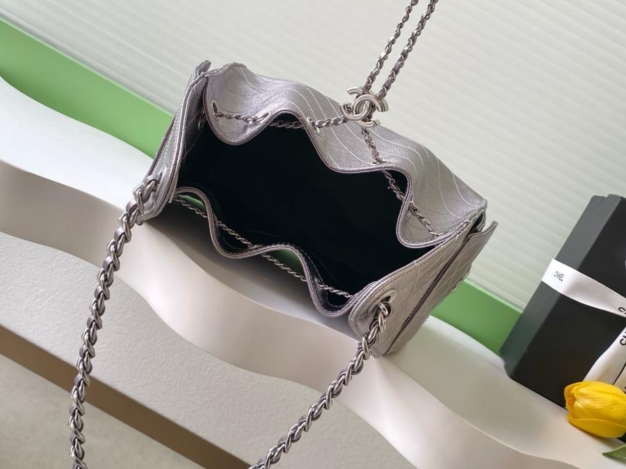 Chanel AS5293 Quilted Hobo Drawstring Bag