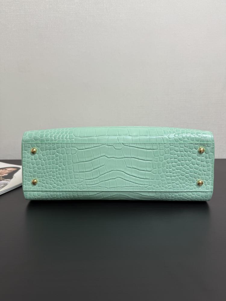 Chanel Croc-Embossed Leather Tote Bag