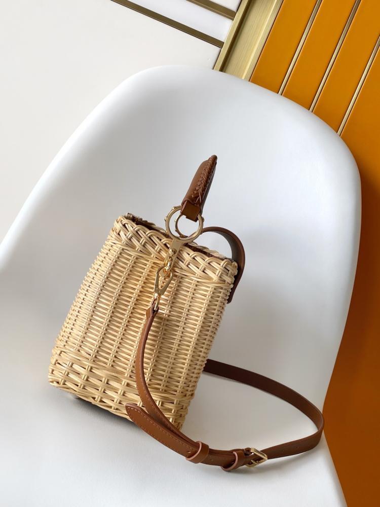 LV Capucines Wicker Bag 21*13.6*8cm
