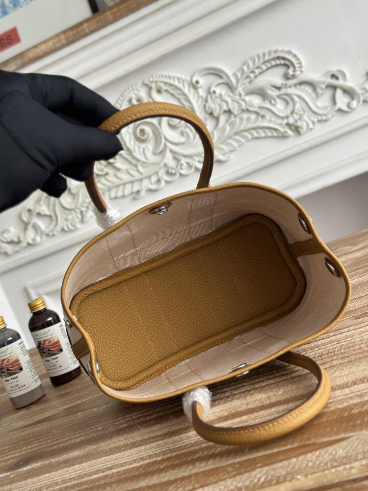 Hermes Néo Garden Party Mini 23 Canvas & Leather Bag