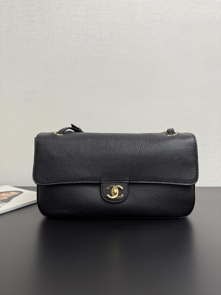 Chanel Grained Leather Flap Bag