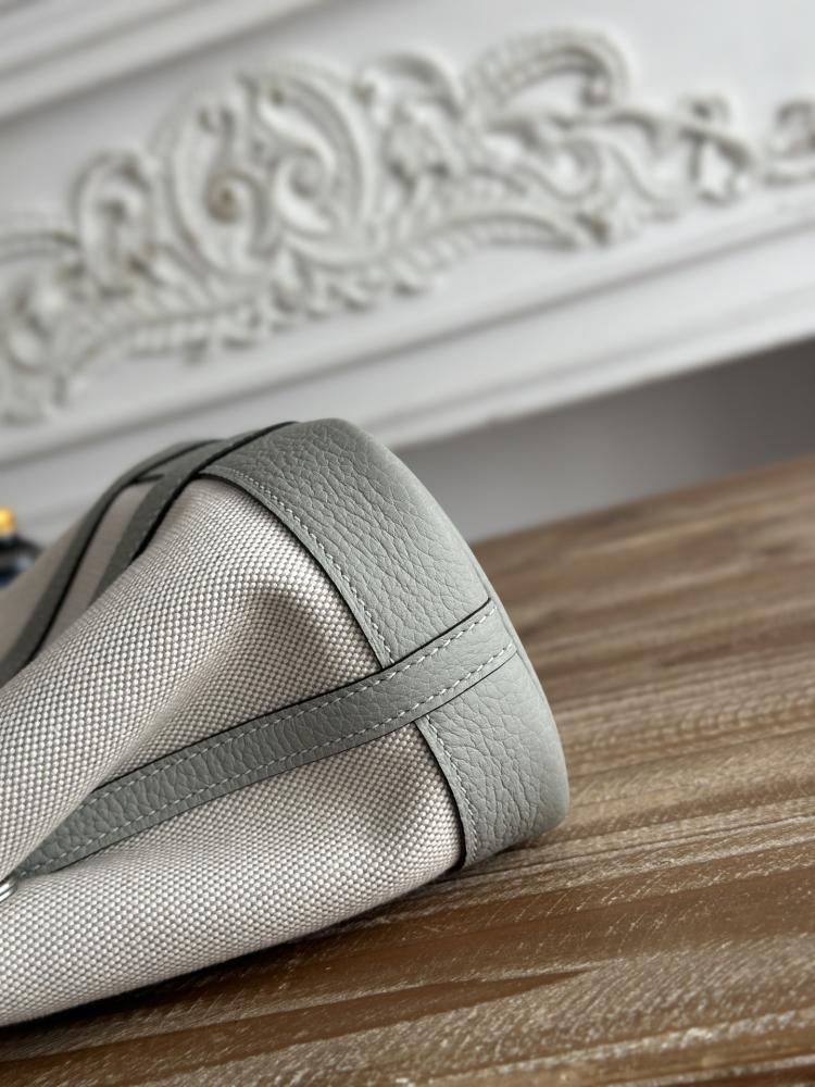Hermes Néo Garden Party Mini 23 Canvas & Leather Bag