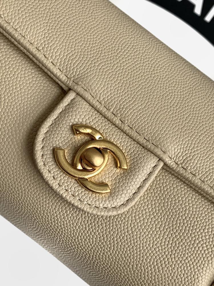 Chanel Grained Leather Cylindrical Bag