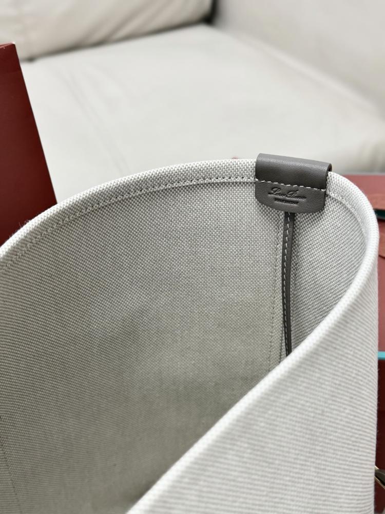 Loro Piana Large Grained Leather Tote Bag