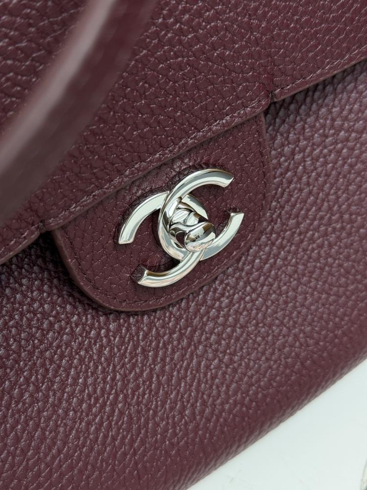 Chanel Grained Leather Flap Bag
