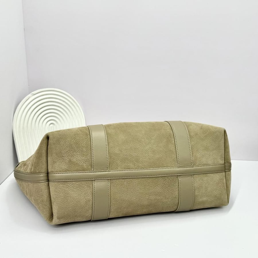 Loro Piana Large Grained Leather Tote Bag