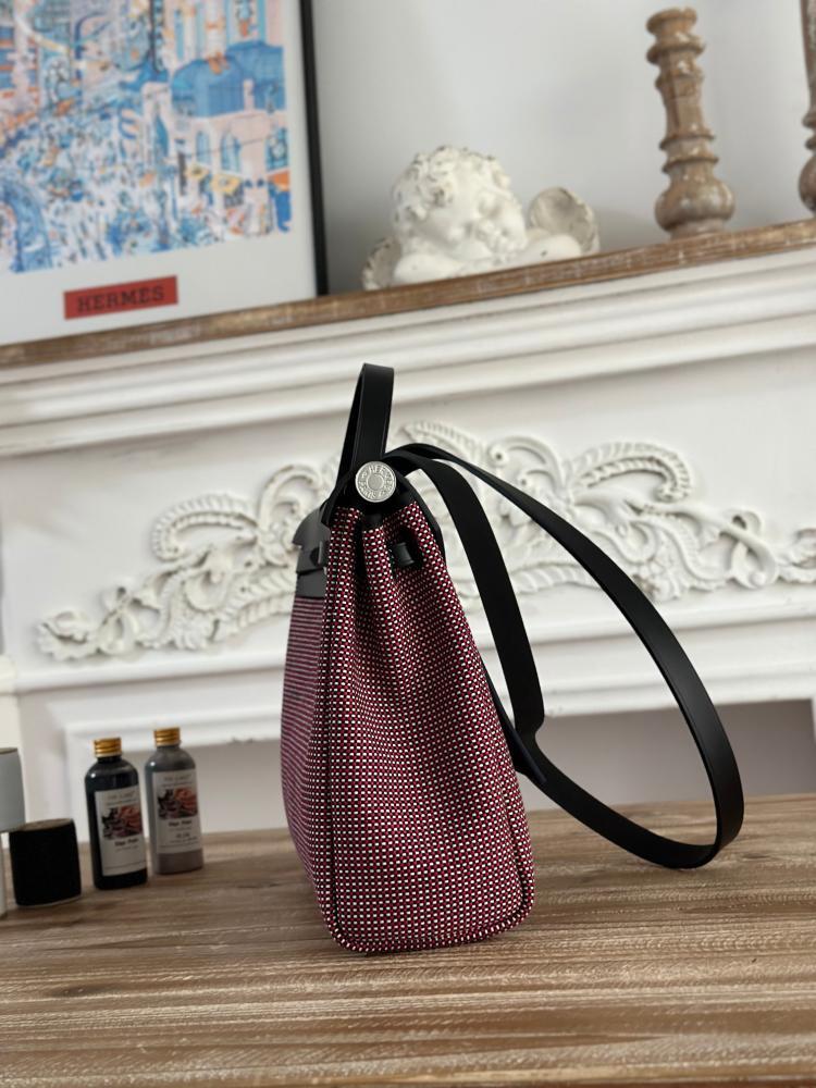 Hermes Herbag Zip 31 (Printed & Patterned Canvas Edition)