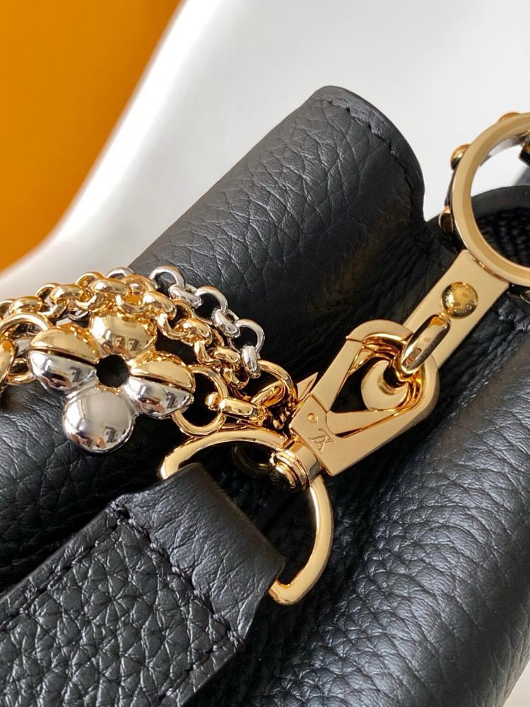 LV Capucines Mini Bag with Chain Detail