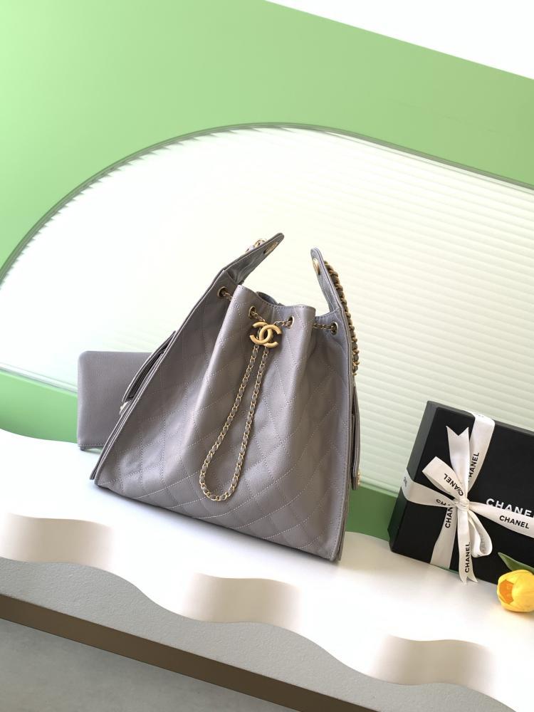 Chanel AS5293 Quilted Hobo Drawstring Bag