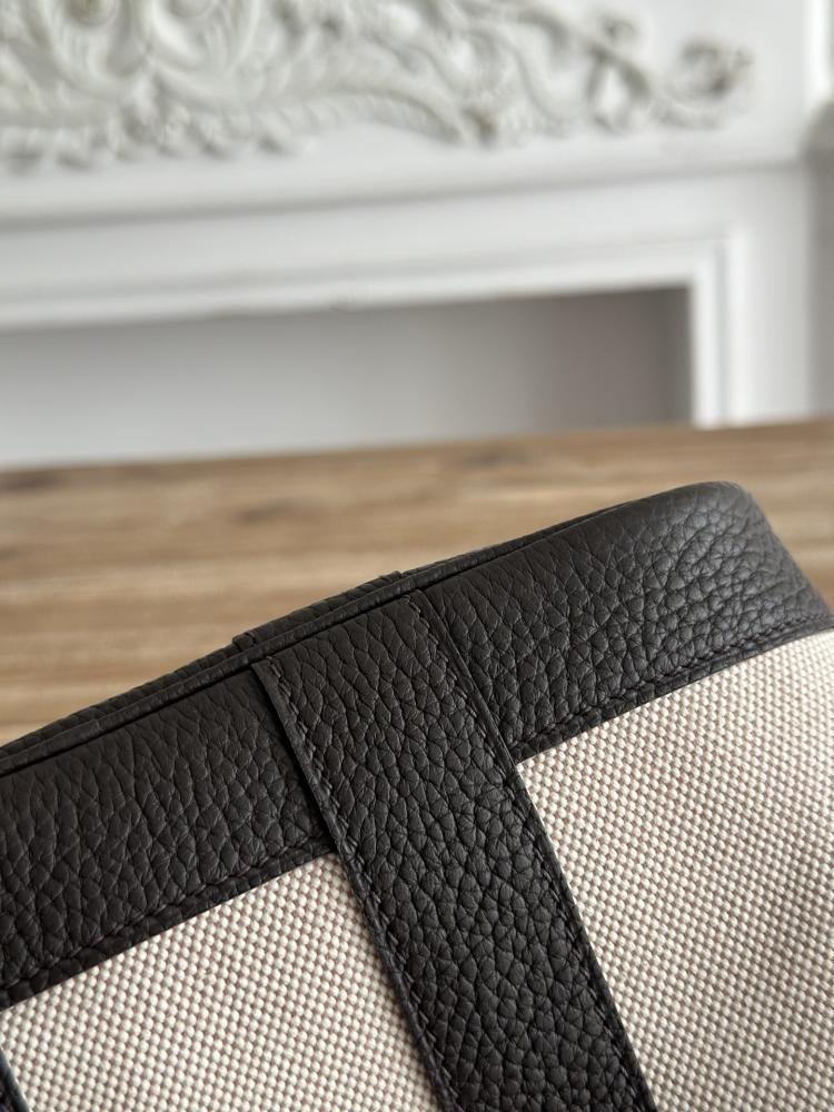 Hermes Néo Garden Party Mini 23 Canvas & Leather Bag