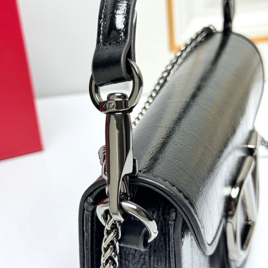 Valentino Garavani Loco Calfskin Leather Bag