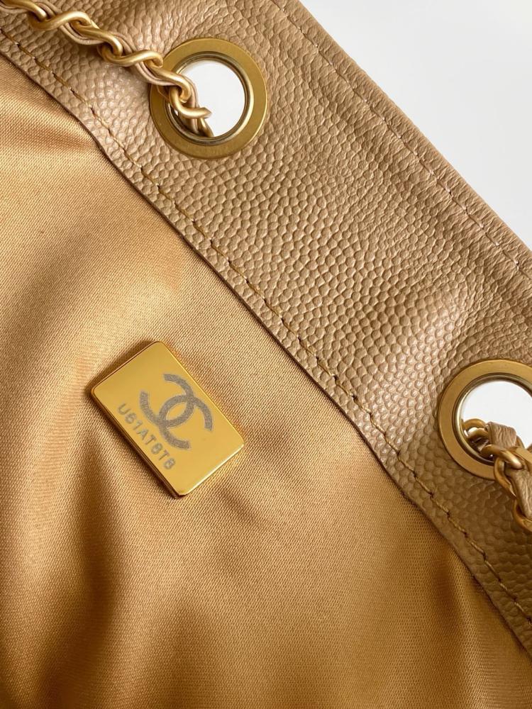 Chanel AS5293 Quilted Hobo Drawstring Bag
