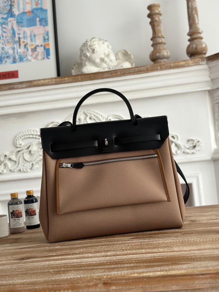Hermes Herbag Zip 31 (Printed & Patterned Canvas Edition)