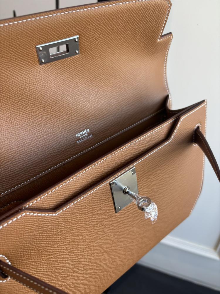 Hermes Kelly Dépêches 25 Pouch (Leather)