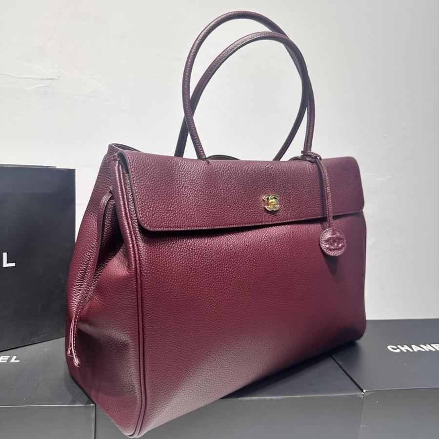 Chanel Grained Leather Tote Bag 33*43*17.5