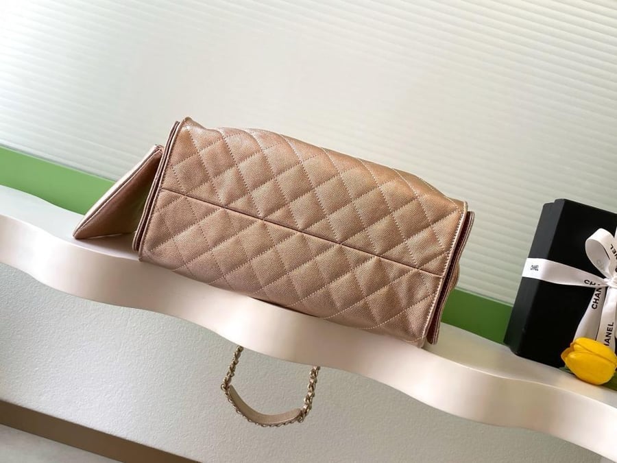 Chanel AS5293 Quilted Hobo Drawstring Bag