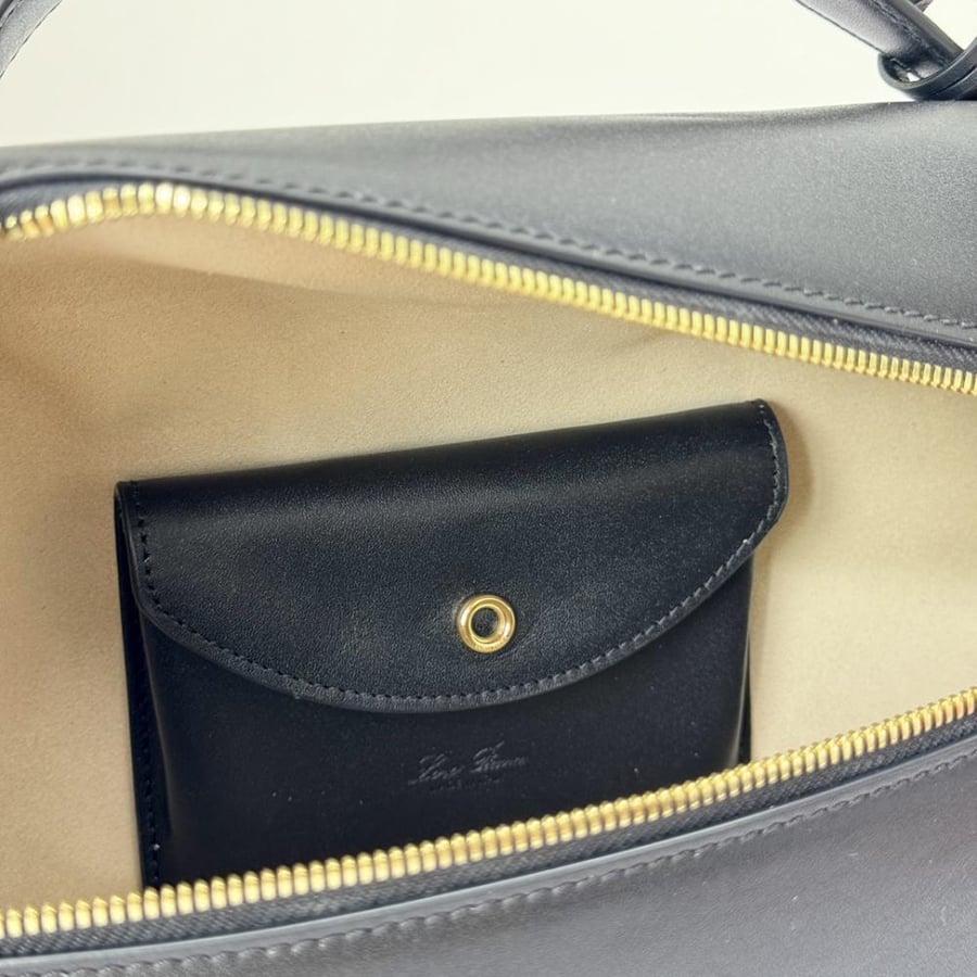Loro Piana Extra Smooth Leather Top Handle Bag