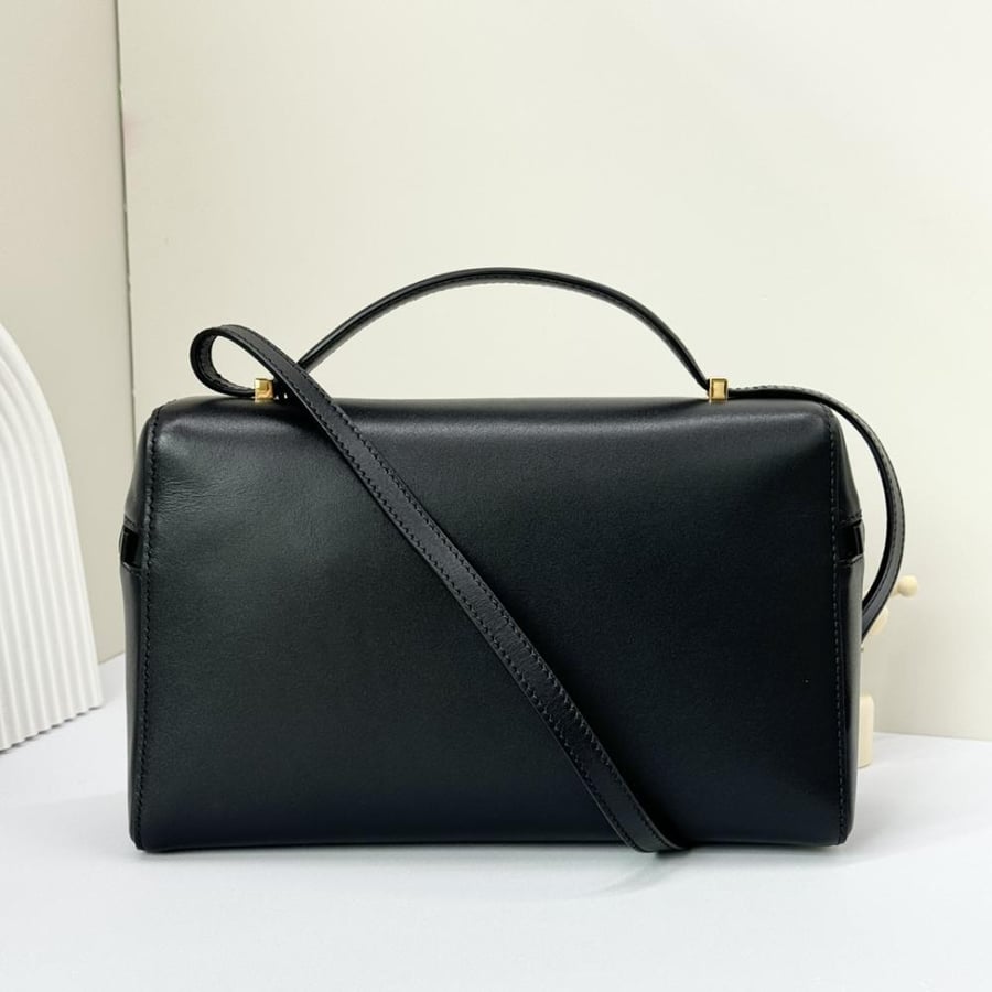 Loro Piana Extra Smooth Leather Top Handle Bag