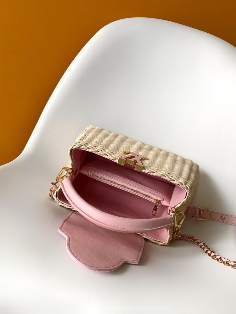 Louis Vuitton Capucines Wicker Leather Bag