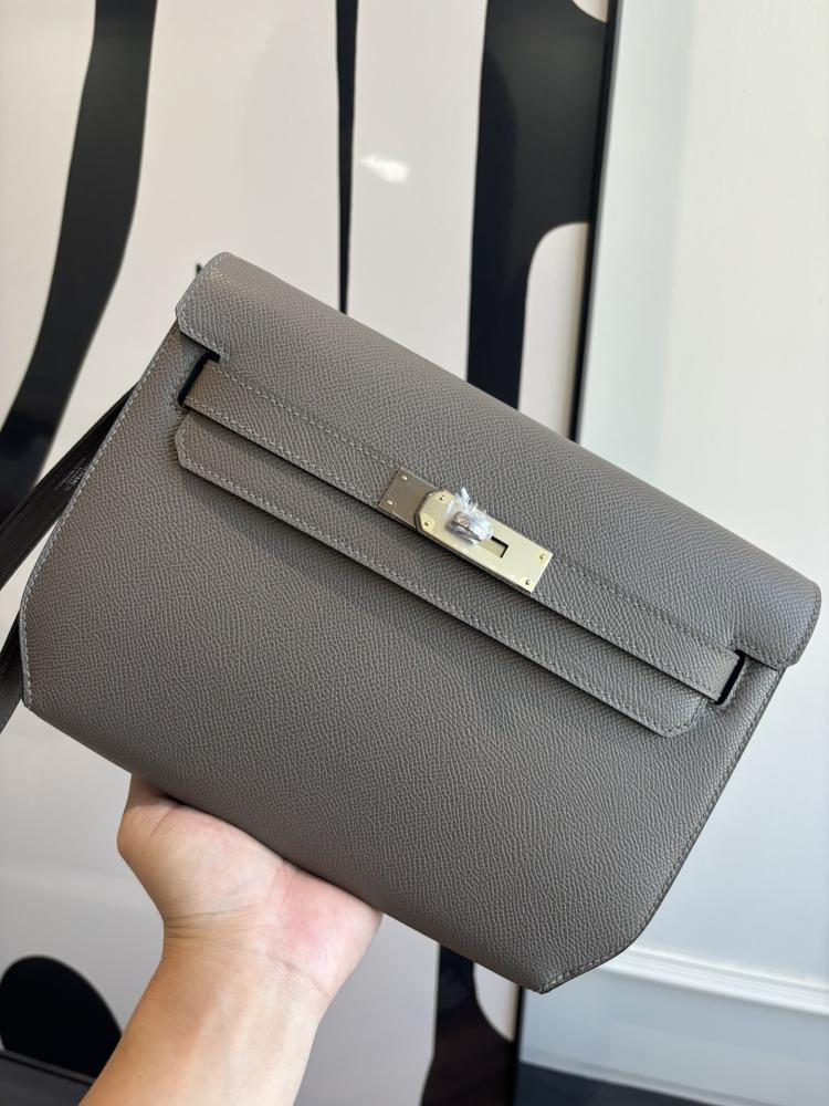 Hermes Kelly Dépêches 25 Pouch (Leather)