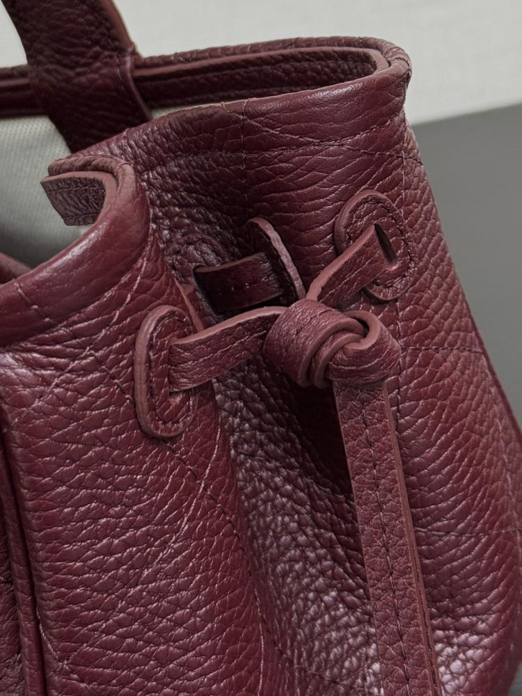 Chanel Quilted Grained Leather East-West Flap Bag