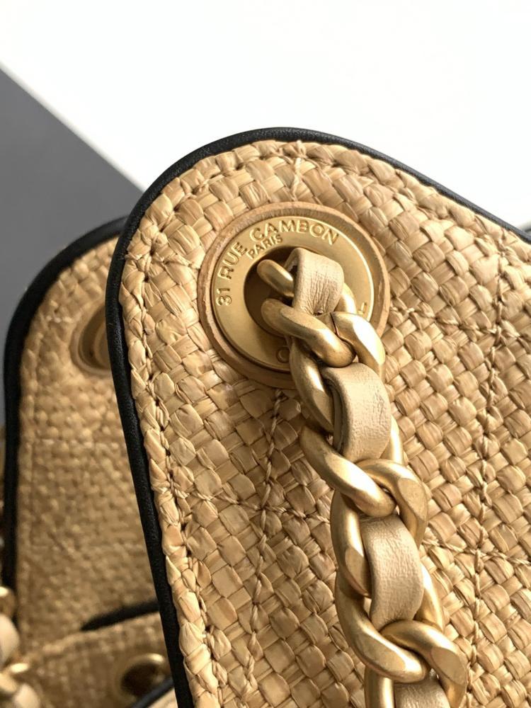 Chanel AS5293 Woven Hobo Drawstring Bag 263014