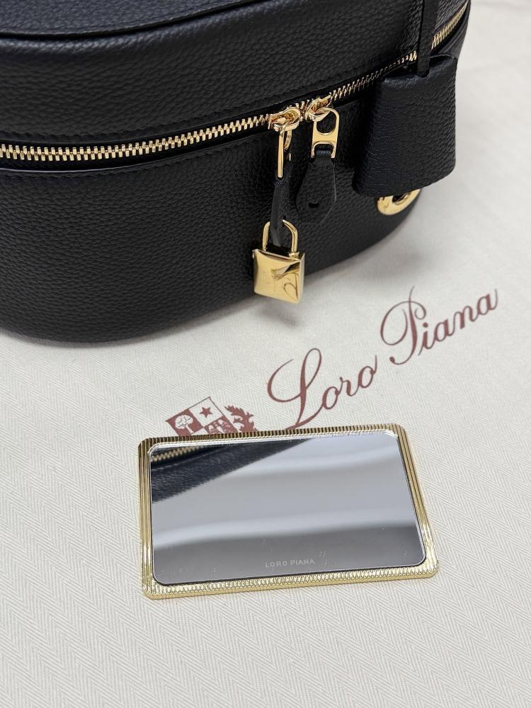 Loro Piana Extra Vanity Case in Plain Grain Calfskin