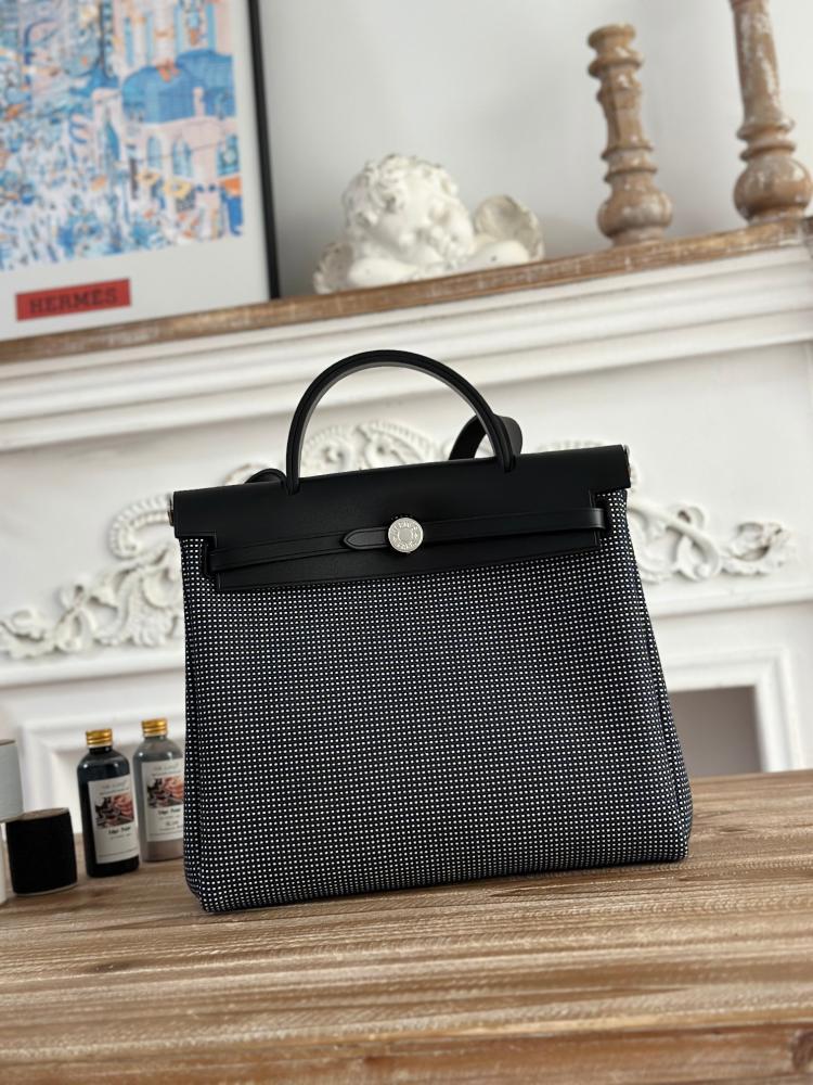 Hermes Herbag Zip 31 (Printed & Patterned Canvas Edition)