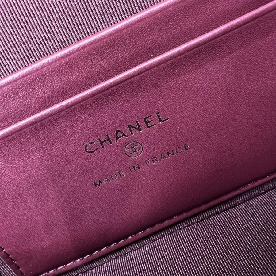 Chanel Quilted Grained Leather Vanity Case