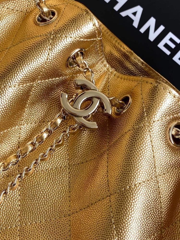 Chanel AS5293 Quilted Hobo Drawstring Bag