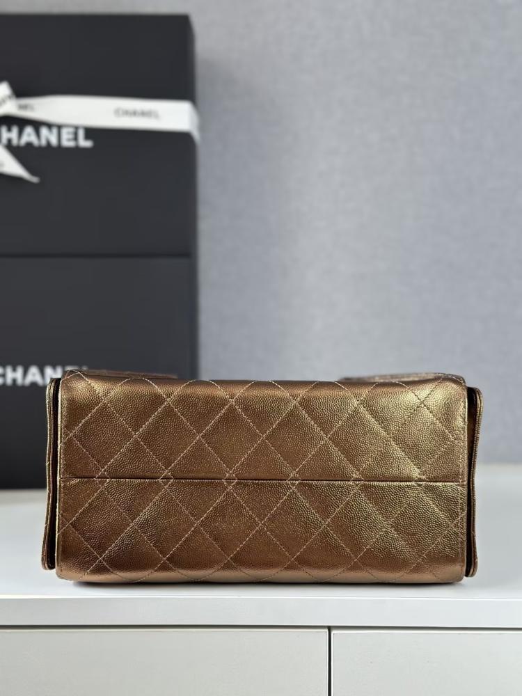 Chanel Quilted Drawstring Tote Bag