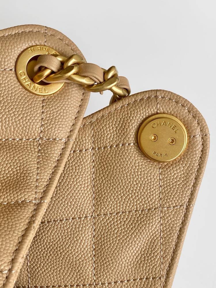 Chanel AS5293 Quilted Hobo Drawstring Bag
