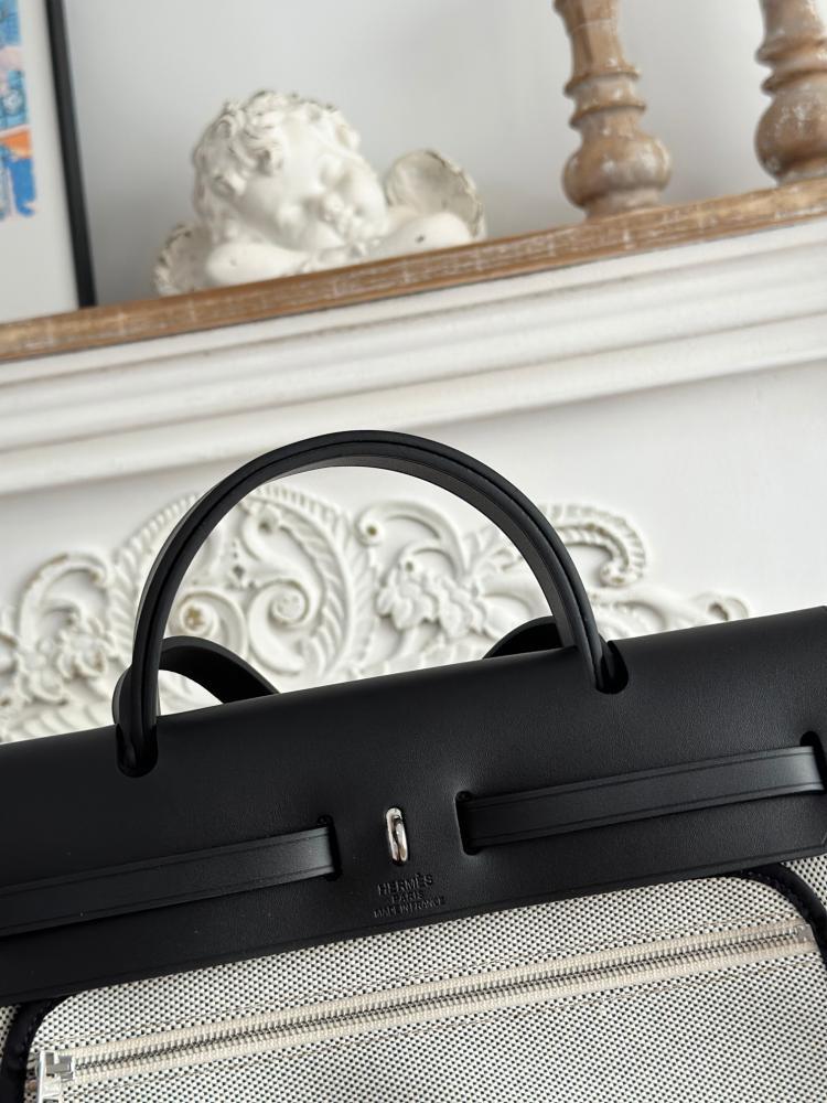 Hermes Herbag Zip 31 (Printed & Patterned Canvas Edition)