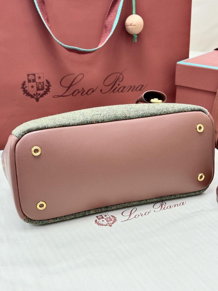 Loro Piana Needle Bag in Fine Grained Leather