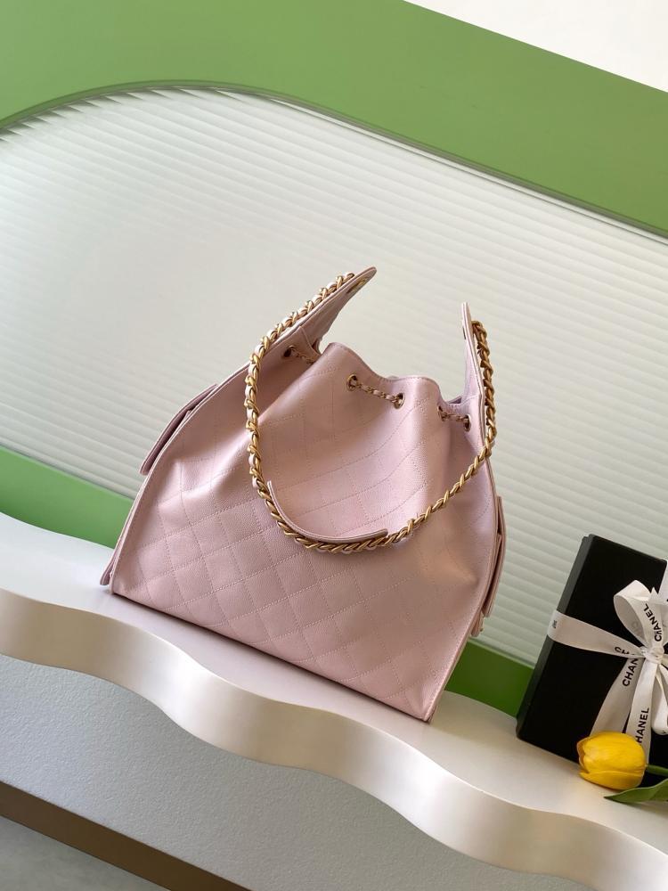 Chanel AS5293 Quilted Hobo Drawstring Bag