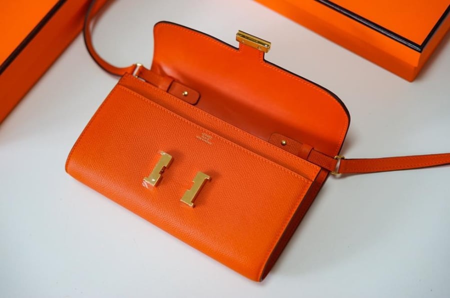 Hermes Constance To Go Wallet Bag Epsom 20cm