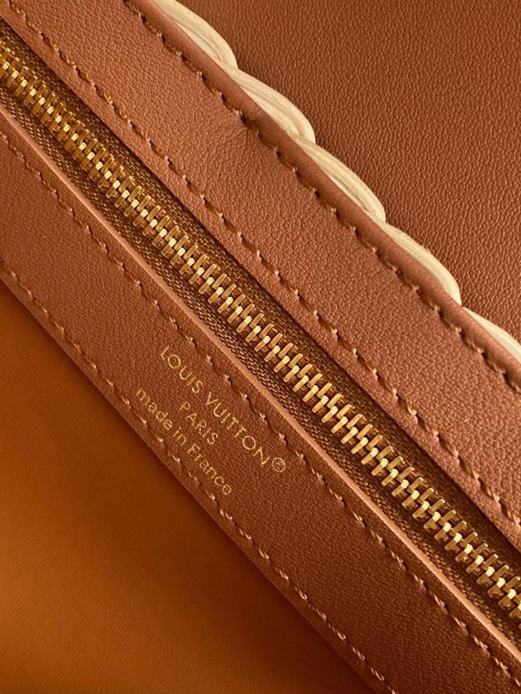 Louis Vuitton Capucines Wicker  Leather Bag