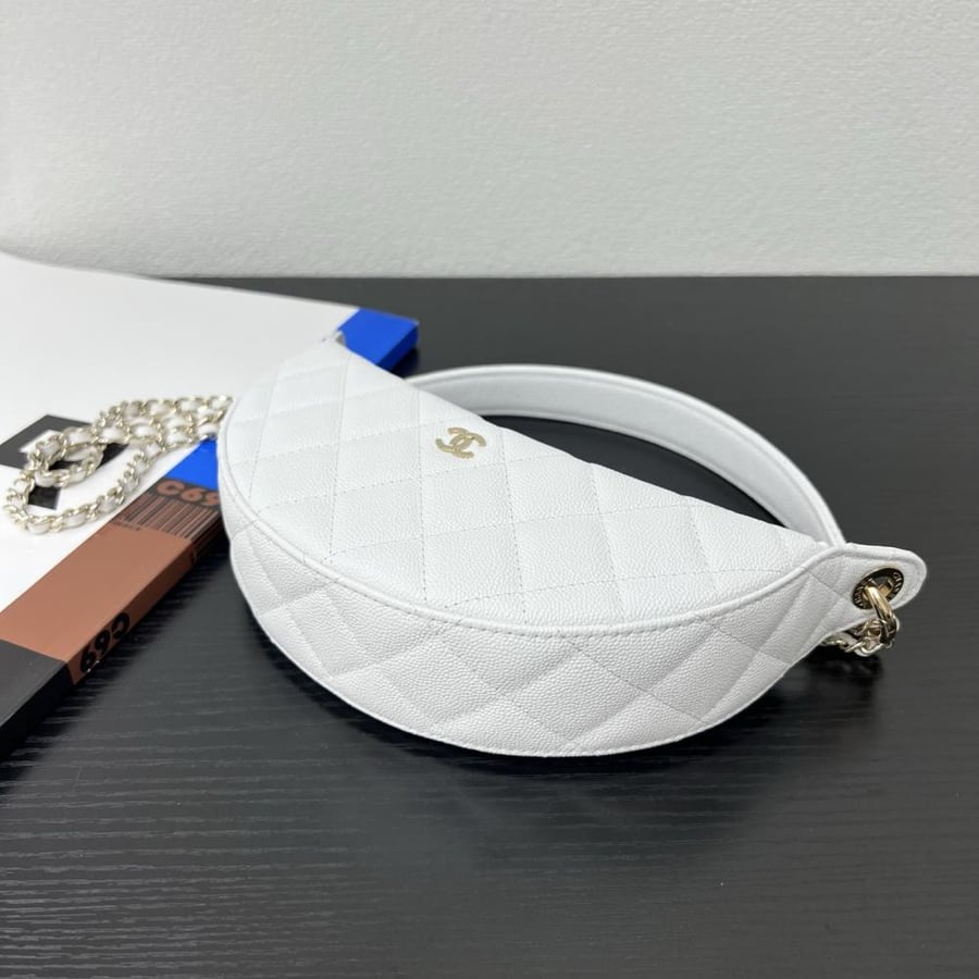 Chanel Quilted Moon Bag