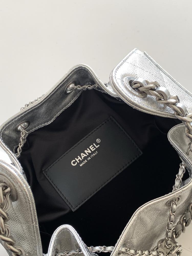 Chanel AS5293 Quilted Hobo Drawstring Bag