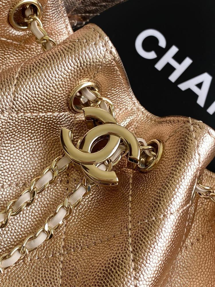 Chanel AS5631 Quilted Hobo Drawstring Bag