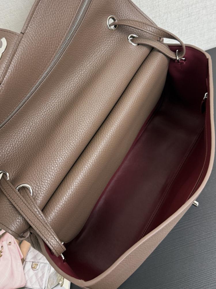 Chanel Grained Leather Flap Bag