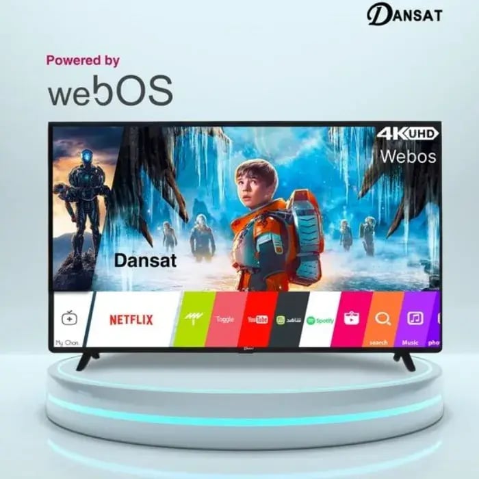عرض  دانسات شاشة سمارت 75 بوصة 4K WebOS ريموت ماجيك – DTD75UWS  اكتب الكود Dan23 لتفعيل سعر العرض + توصيل مجاني
