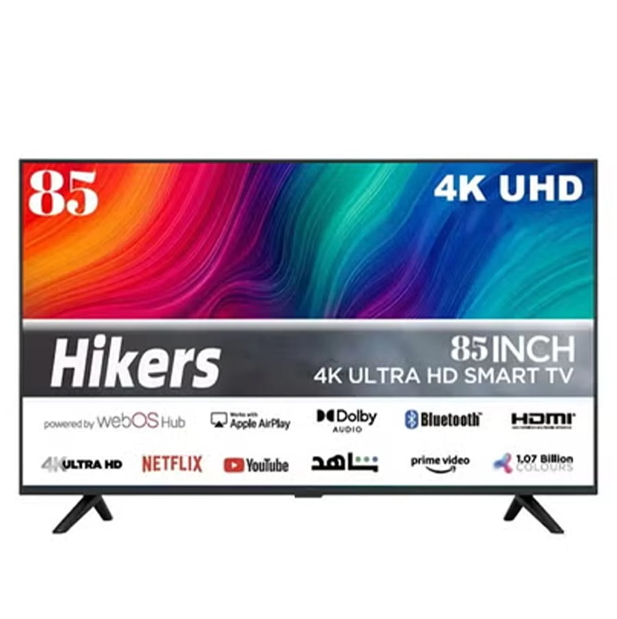 هايكرس شاشة 85 بوصة WEBOS 4K موديل HIKT-85S4KW3