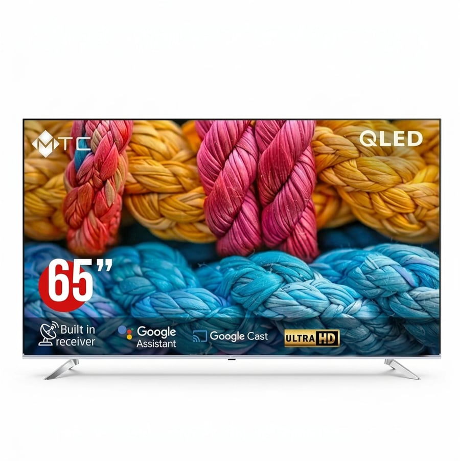 ام تى سى شاشة 65 بوصة سمارت جوجول كيوليد QMT65UH700GO