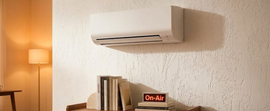 عرض جيبسون مكيف سبليت 18000 وحدة بارد واى فاى GS18CFOA01-W-OUTPIPE مع 4 متر نحاس