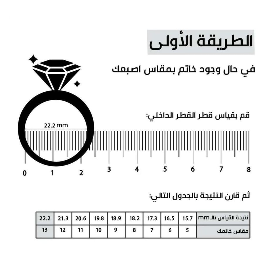 طريقة اخذ المقاس
